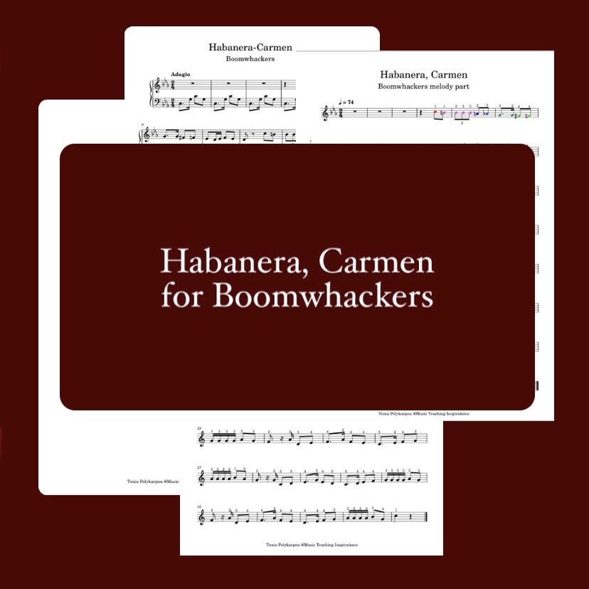 Habanera, Carmen for boomwhackers